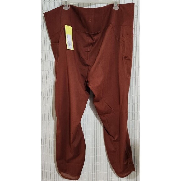 all in motion Pants - All in motion leggings Sise 4X Color Terracotta With Pockets Stretch